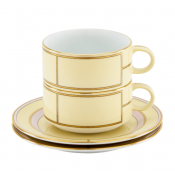 Ginori Diva Giallo Tea Set For Two